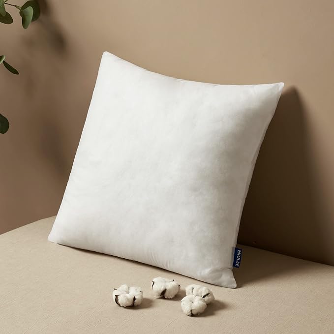 MIULEE Pillow Insert 28x28 Inch Decorative Square Throw Pillow Inserts | by MIULEE