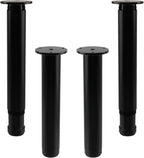 4 PCS Metal Adjustable Furniture Sofa Legs, Heavy Duty Bed Frame Center Support by UTALIND
