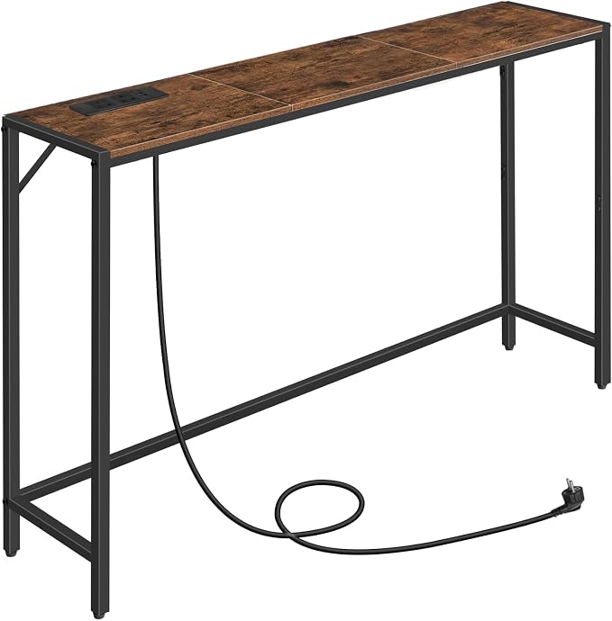 MAHANCRIS Console Table, Narrow Sofa Table, 43.3” Entrance Table by MAHANCRIS