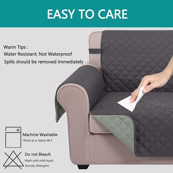 U-NICE HOME Loveseat Sofa Cover - Image 4