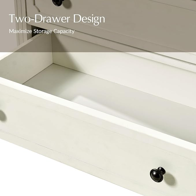 HULALA HOME Farmhouse End Table - Image 5