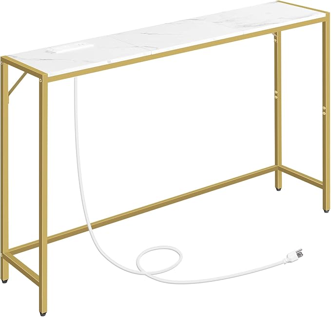 MAHANCRIS Console Table, Narrow Sofa Table, 43.3” Entrance Table by MAHANCRIS