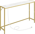 MAHANCRIS Console Table, Narrow Sofa Table, 43.3” Entrance Table by MAHANCRIS