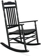 VINGLI Wooden Rocking Chair Outdoor, Patio Rockers by VINGLI