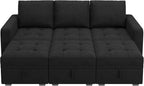 HONBAY Modular Sectional Couch Sleeper Sofa Bed - Image 7