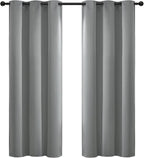Yakamok Room Darkening Curtains 42x72 inch Length Dove Grey-Living Room | 2 by Yakamok
