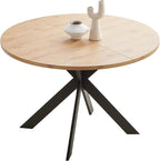 Zerifevni 46.4" Round Dining Table Set, Mid Century Modern Round Dining Table by ChooseComfortableFurniture