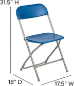Flash Furniture Hercules Series Plastic Folding Chairs - Image 3