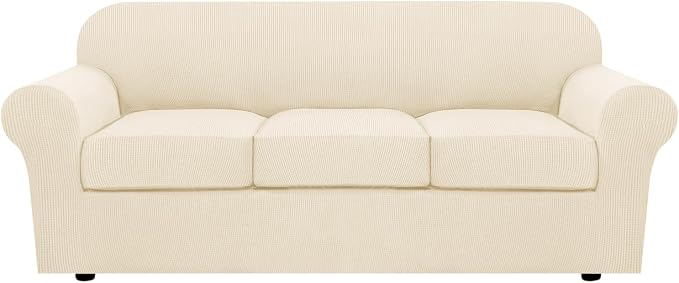 H.VERSAILTEX 4 Piece Stretch Sofa Covers by HVERSAILTEX