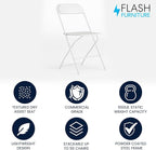 Flash Furniture Hercules Series Plastic Folding Chair - Image 3