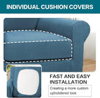 Turquoize 2 Piece Chair Covers Chair Slipcovers - Image 5