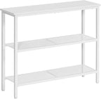 HOOBRO 29.5" Narrow Console Table, 3 Tier Entryway Table by HOOBRO