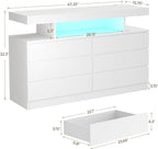 BEWISHOME White Dresser for Bedroom - Image 2