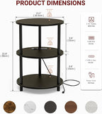 XBurmo Small Round End Table - Image 2