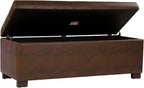 HomePop Large Tufted Storage Bench - Image 7