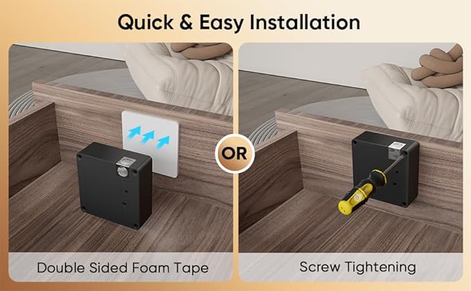 Smart Cabinet Lock Hidden Invisible RFID Kid Keyless Drawer Locks - Image 5