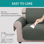 U-NICE HOME Large Sofa Cover Reversible Couch Cover - Image 5