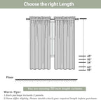 Sheer Curtains, Rod Pocket Voile Fimly Sheer Drapes - Image 2