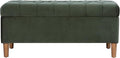 Homepop Home Decor | Tufted Ainsley Button Storage Ottoman Bench by HomePop
