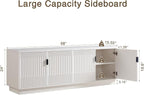 Fatmok 68" TV Stand for 75Inch TV, Entertainment Center - Image 2
