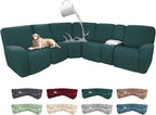 100% Waterproof Sectional Recliner Couch Covers by ROFASVCO