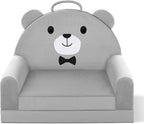 Kids Sofa Bed with Removable Washable Cover & Magic-Tape Backrest – Foldable - Image 7