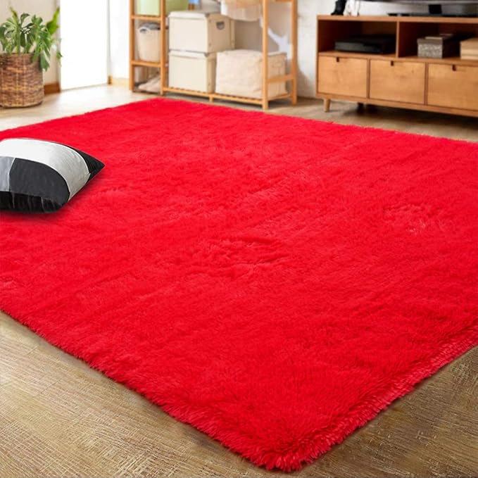 LOCHAS Area Rugs Fluffy Living Room Carpets by LOCHAS