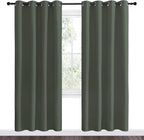 NICETOWN Dark Mallard Blackout Curtain Panel Grommet - Image 2