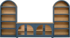 Merax Vintage Farmhouse TV Stand Set - Image 7