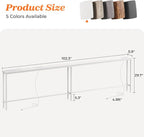 SUPERJARE 102.3 Inch Sofa Table - Image 3