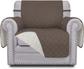 Easy-Going Reversible Couch Cover, Small Chair, Taupe/Ivory | Machine Washable by Easy-Going