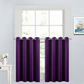 Yakamok Purple Room Darkening Window Curtains 52x36 Inch by Yakamok