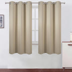 Blackout Curtains 40 x 63 inch/Beige Curtains Set of 2 Panels/Thermal Insulated by Lemomo