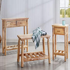 CASTLECREEK Log Sofa Table, Console Tables - Image 3