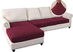 H.VERSAILTEX Sectional Couch Covers 4 Pieces Sofa Seat Cushion Covers L Shape - Image 2