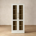 mopio Blake Tall Display Cabinet, Kitchen Buffet Pantry Cupboard, Trophy by MopioInc