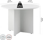 Bush Business Furniture 42-inch Round Conference Table - Image 3