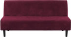 H.VERSAILTEX Real Velvet Futon Cover Armless Sofa Covers Sofa Bed Covers by HVERSAILTEX