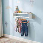 AZSKY Floating Bookshelf for Kids Room, Kitchen Spice Rack, Book Shelf Photo - Image 5