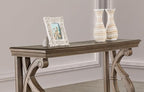 GOWE Traditional Style Sofa Table Solid Wood Structure Curved Scroll Legs - Image 3