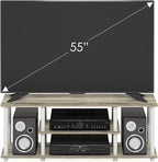 Furinno Turn-N-Tube No Tools 3D 3-Tier Entertainment TV Stand up to 50 inch TV - Image 4