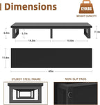 YAOHUOO 45" Large TV Riser for 32-60 inch TV, TV Riser Stand Shelf - Image 7