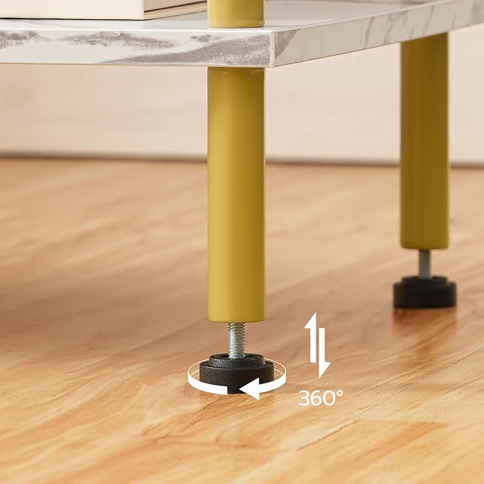HOOBRO Side Table with Charging Station, End Table with USB Port and Outlet - Image 8
