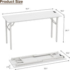 TEMI Long Computer Desk Folding Table - Image 2