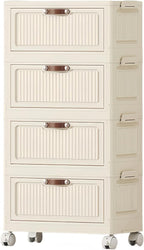 4-Tier Foldable Storage Cabinet by FoldTrend