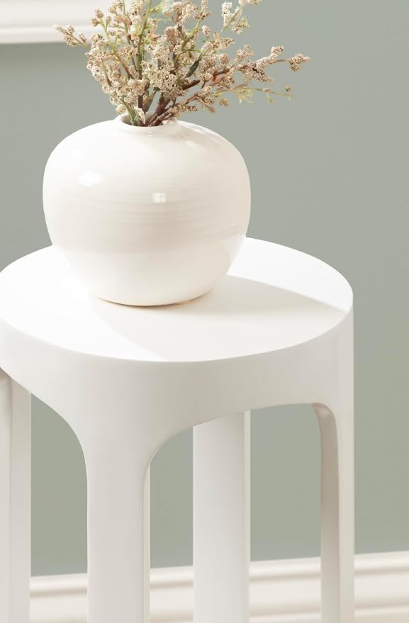 Kate and Laurel Dahl Modern Wooden Round Drink Table, Transitional Circle - Image 5