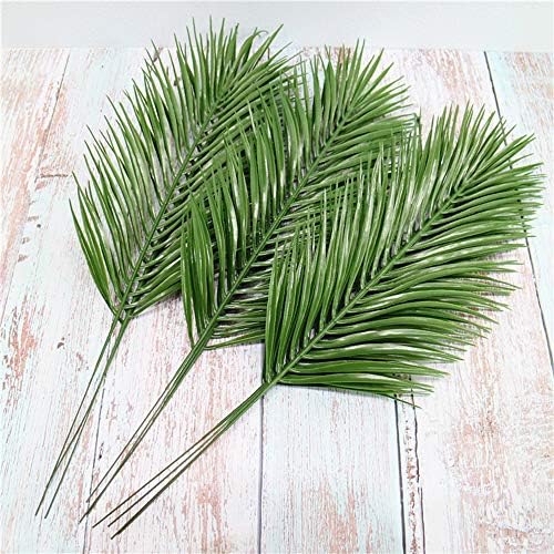 SzJias 12 Pcs Artificial Palm Leaves Palm Branches Plants Tropical Greenery Plant for Leaves Hawaiian Jungle Party for Decorations - Image 7