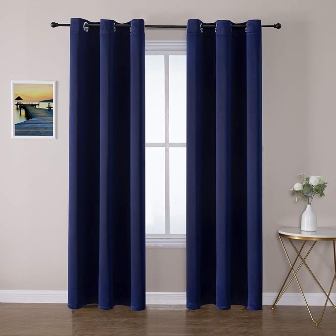 ChrisDowa Blackout Curtains for Bedroom and Living Room 78 Inches Long | 2 by ChrisDowa