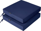 Favoyard Patio Chair Cushions 19 x 19 x 3 Inch Waterproof Outdoor Seat Cushions by OutdoorFurnitureAccessories