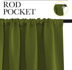 NICETOWN Blackout Curtains for Living Curtains, 1 Pair, 34-inch W x 84-inch L - Image 2
